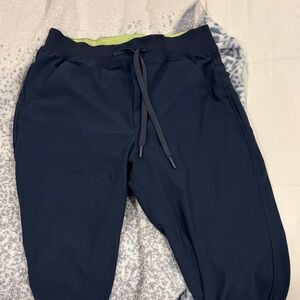 Birddogs Navy Jogger Pants with Drawstring